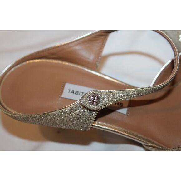 NIB TABITHA SIMMONS LIBERTY GLITTER PUMPS CHAMPAGNE SZ 6.5 $695 - Picture 7 of 8